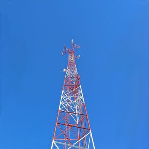 High Rigidity 3 Tube Telecom Tower for Elevated Road Side 5g Coverage
