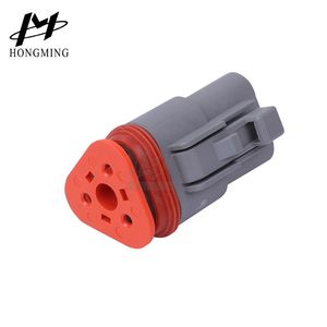 Dt 2/4/6/8/12pins Automotive Triangle PCB Mount Header Wire-to-Board Plug Socket