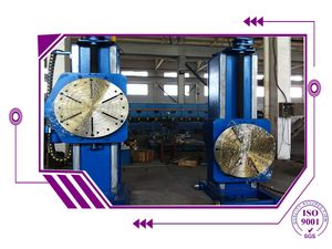 Double Column Lift Positioner and Lift Positioner for Floor Turning Table and Head Tail Positioner and Cradle Posotioner Double Column Elevating Positioner