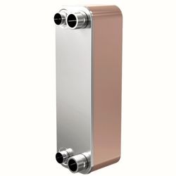 HVAC & Refrigeration, Nickel Alloy Brazed, Data Center Cooling Titanium, Low-Pressure Drop Compact Brazed Plate Heat Exchanger