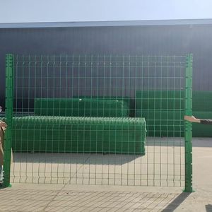 High Quality 3D Metal Curved Welded Wire Mesh Garden Fence for Fence Panel PVC Fence
