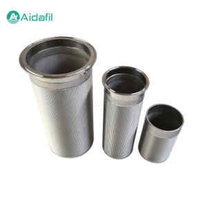 Highly Corrosive Metal Melt Cylindrical Filter Candle Stainless Steel Sintered Metal Filter Element