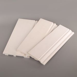 Customized Pure White PS Moulding Polystyrene Baseboard PS Skirting for Indoor Decoration