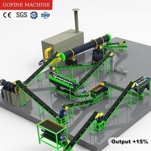 Horse Manure Fertilizer Production Equipment NPK Fertilizer Granulation Plant