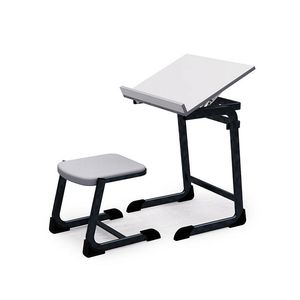 Education Single Seat School Student Desk and Chair School Furniture Students Desk and Chair Sets for Middle School