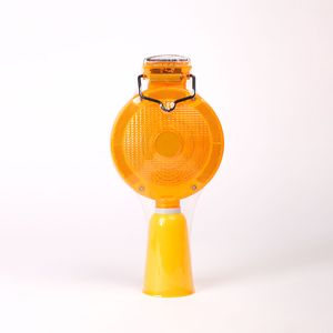 6LED Solar Road Construction Safety Warning Light for Road Barricade