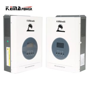Kemapower 4kw 6kw 7kw 8kw 10kw 24V 48V Smart Dual Output off Grid Inverter Pure Sine Wave Hybrid Solar Inverter with MPPT Controller
