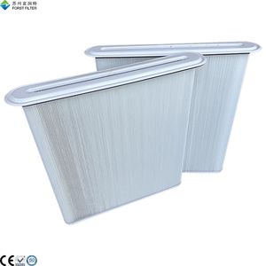OEM Industrial Dust Collector Filters 960mm Height Polyester Panel Dust Filter Cartridge