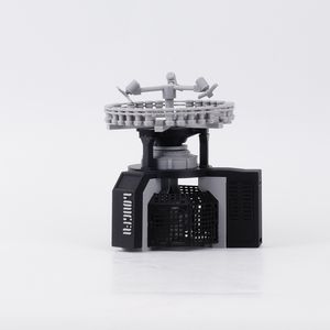 Removable and Detachable Black Circular Knitting Machine Model Carrying Magnetic Tape Electricity