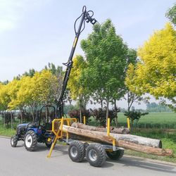 Factory Sales Forestry Machine 3 Ton ATV Forwarding Trailer