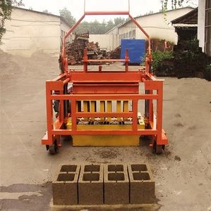 Moving Hollow Brick Block Making Machine /Diesel Egg Laying Brick Machine