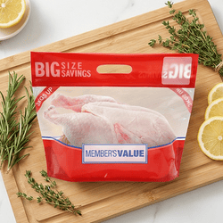 China Factory Customized Size in Stock Certain Size Red Colors Pet/PE Plastic Roast Chicken Packaging Bag