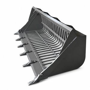 Heavy Duty Skeleton Bucket for Wheel Loader Stone Sifting and Rock Sorting with Reinforced High Strength Steel Structure