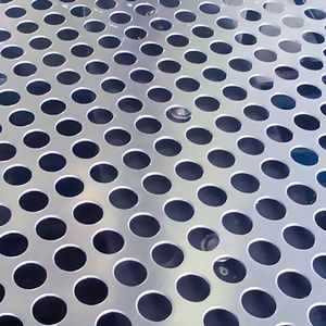 High-Quality Stainless Steel Perforated Sheet Round Holes for Filtration and Screening