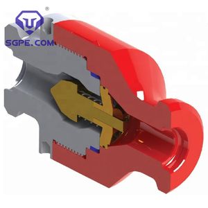 API 2 " Baffle Type Fig 1502 Stainless Steel Hydraulic Industrial Wafer Spring Swing Check Valve for Petroleum Equipment
