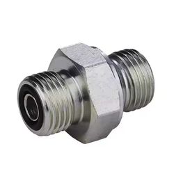 Hydraulic Adapter - Metric Male 0-Ring/ Metric Male with Bonded Seal - Parker Series Ask Pg5/1EL