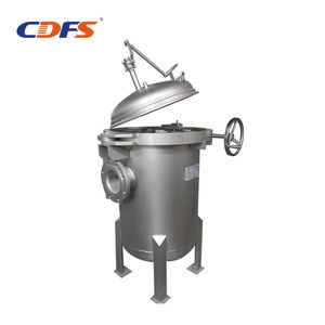 SS316 Housing 4 Bags Cartridge Bag Filter for Seawater/Wastewater