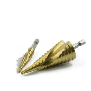 High-Speed Steel Hex Handle Spiral Flute Step Drill