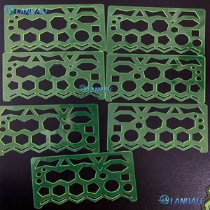 Anti-Scratch Polycarbonate Solid Sheet Custom Machining Service Laser Cutting Punching Hot Bending Polycarbonate Plastic Parts