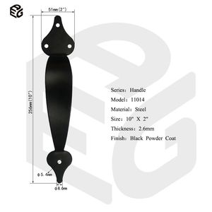 Hot Selling Welding Components Black Powder Coat Short Handle