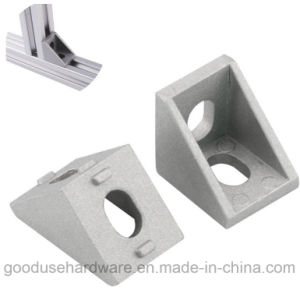 2 Hole Inside Corner Bracket Gusset for 2020 Series Aluminum Extrusion Profile with Slot 6mm