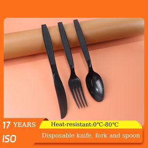 High Quality Cheap Plastic Spoon and Fork and Knife Tableware Disposable Melamine Plastic Kitchenware Cutlery Flatware Parties Factory Crockery