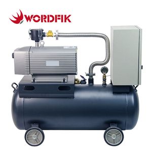 Wordfik Brand Air-Cooled Dry Rotary Vane Pump Vacuum System for Vacuum Packaging Woodworking Machine