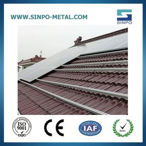 Solar PV Mounting Solution Aluminum Alloy Solar Bracket for Tile Roof Solar Power System