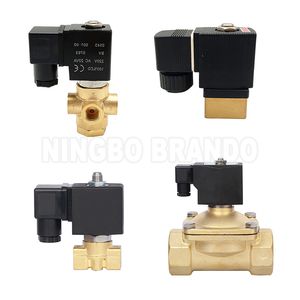 2 3 Way Brass Solenoid Valve 1/8′′ 1/4′′ 3/4′′ 1/2′′ 1′′ 2′′ 12V 24V 110V 220V