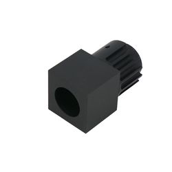 Customized LED Light Housing Black Anodizing CNC Machining Service