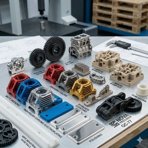Custom Precision Metal Machining Parts for CNC Milling and Turning