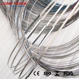 Memory Galvanized Flat Steel Wire Spring Wire Circle Ring for Tent and Flying Disk