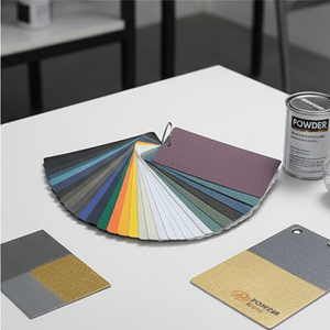 Ral Color Metal Coating Samples Powder Coating
