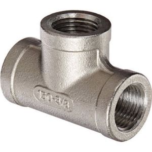 Female Threaded Pipe Fittings Stainless Steel Tee with Top Quality