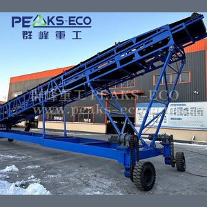 Intelligent Remote Monitoring Mobile Conveyor Energy-Saving Hydraulic System Foldable Crawler Transporter
