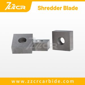 Zzcr Rubber Crush Carbide Blade for Double Shredder Machine