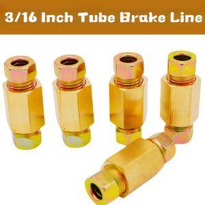 Brake Line Fittings Assortment for 3/16" Tube, 3/8-24 Threads for Automotive Brake Line Systems