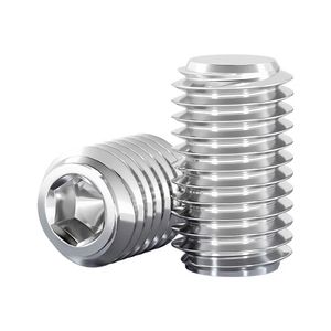 DIN Flat Point Hex Socket Set Screw Stainless Steel