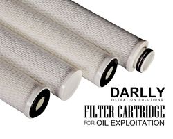 Three Layers Construction Pleated Filter Cartridge for Oil Filtration