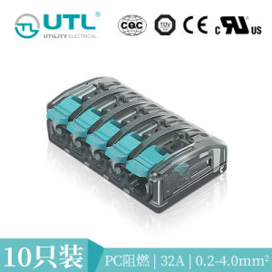 5p Electrical Fast Quick Lock Connector Push in Wire Connector