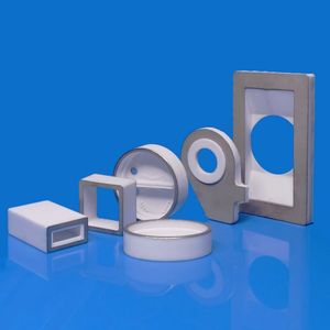 Mo-Mn Metallized 95 96 Vacuum Alumina Insulator Ceramic