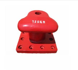 Marine Equipment Part Casting Iron Mooring Ship Curved Bollard of Type a