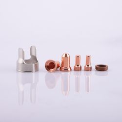 Esab PT80 Welding Torch Consumables Nozzle/Tip Electrode Shield Cup Diffuser Swirl Rings for Plasma Cutting Torch
