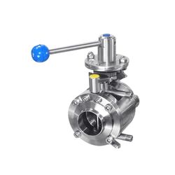 High-Quality Stainless Steel Double Seat Butterfly Valve for Industrial Use