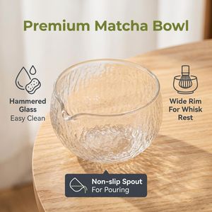 High Quality Household High Borosilicate Glass Ceremonial Tea Matcha Set