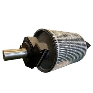 OEM High Quality Conveyor Belt Ceramic Rubber Pulley PE Rubber Head Roller