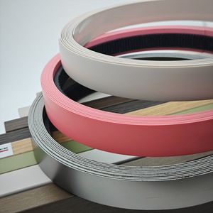Easy Installation Pre-Glued PVC Furniture Edge Banding Roll for Cabinets