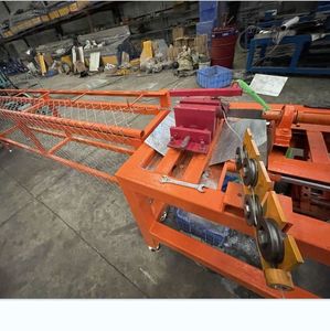 Chain Link Fence Making Machine/Semi Automatic Diamond Mesh Machine