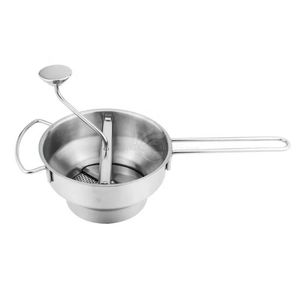 Factory Wholesale Price Rotary Food Mill Stainless Steel Food Mill with 3 Discs for Salad Making
