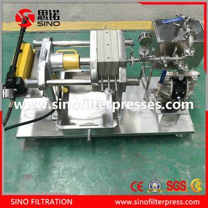 250 Manual Hydraulic Membrane Filter Press for Test